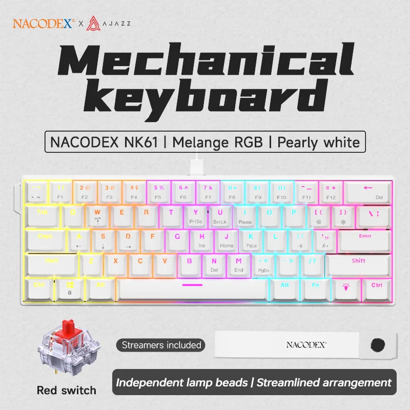AJAZZ NK61 60% Mechanical Gaming Keyboard