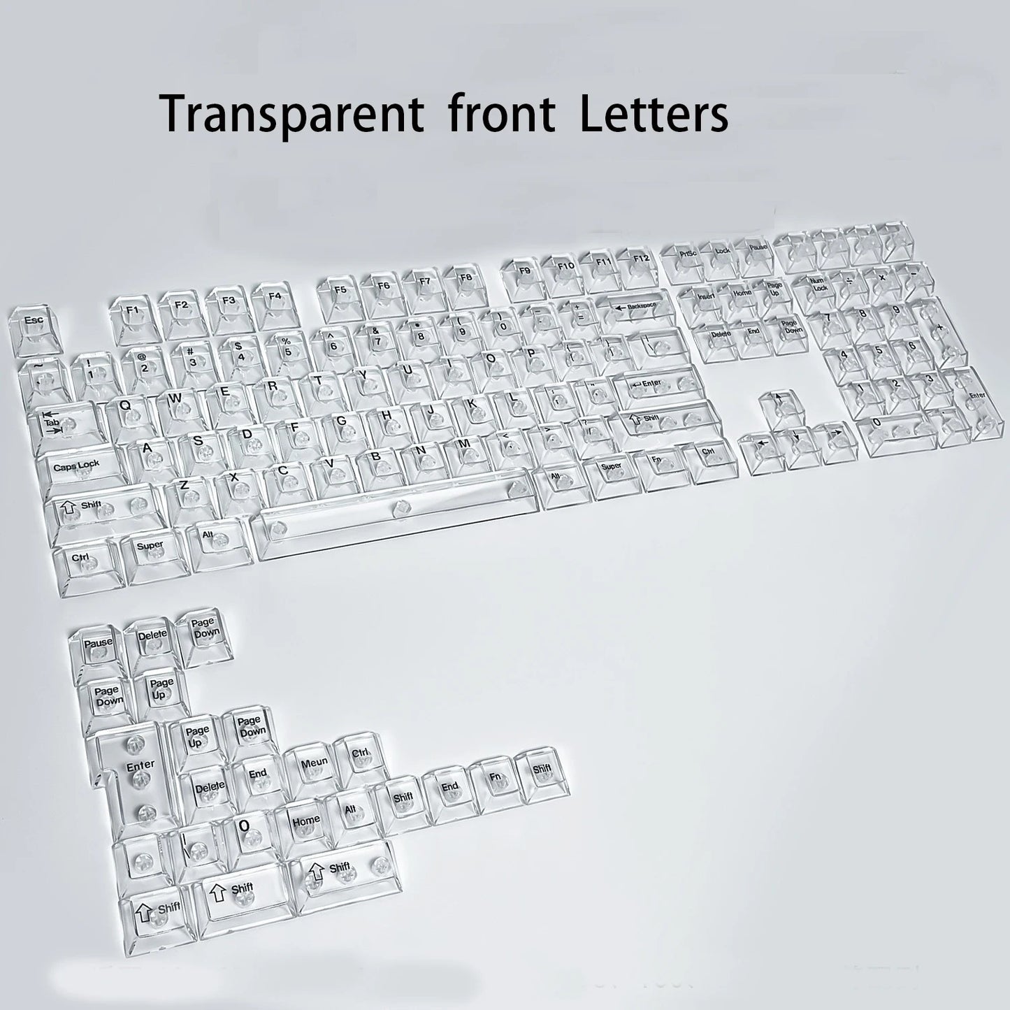 Crystal Cherry Keycaps for Mechanical Keyboard