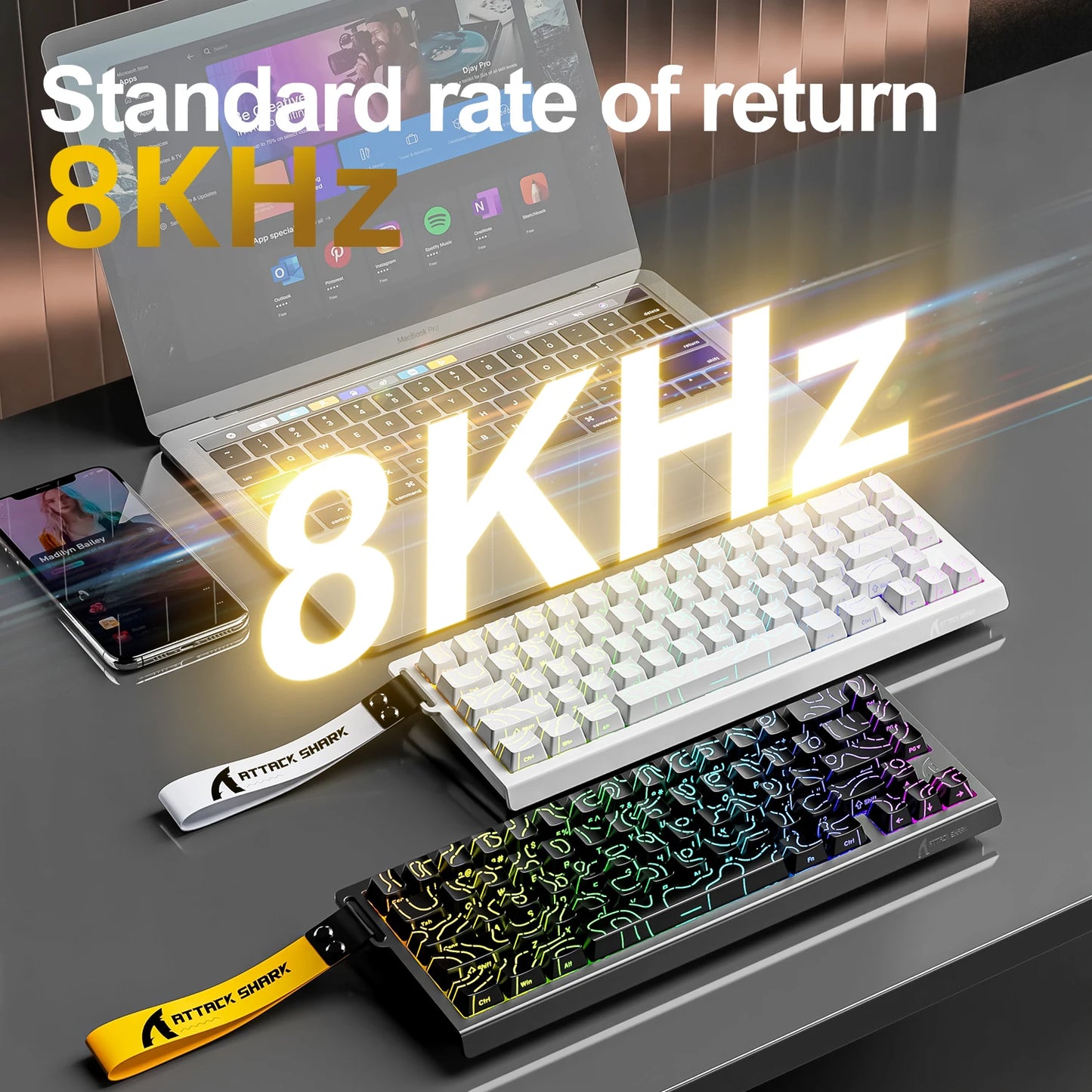 X68HE Attack Shark Magnetic Gaming Keyboard