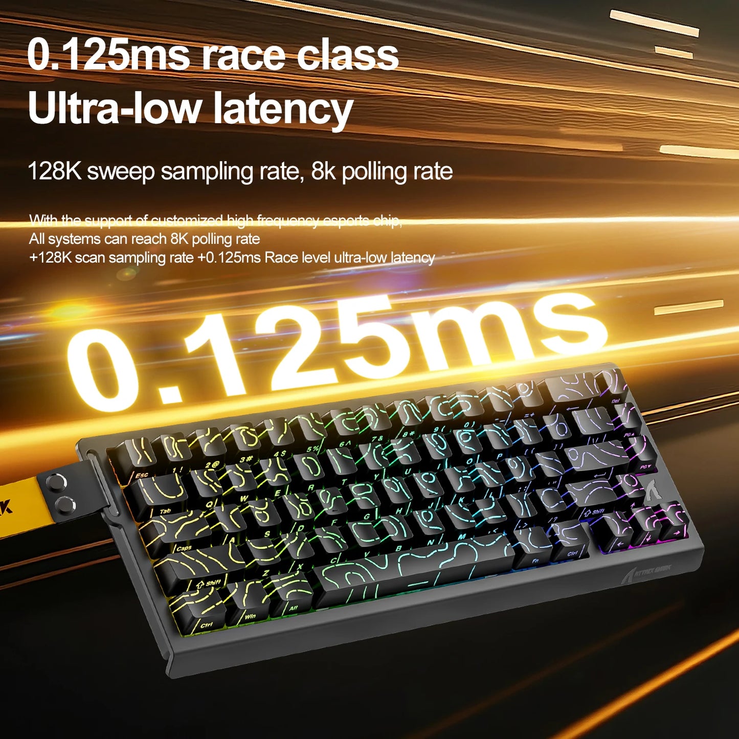 X68HE Attack Shark Magnetic Gaming Keyboard