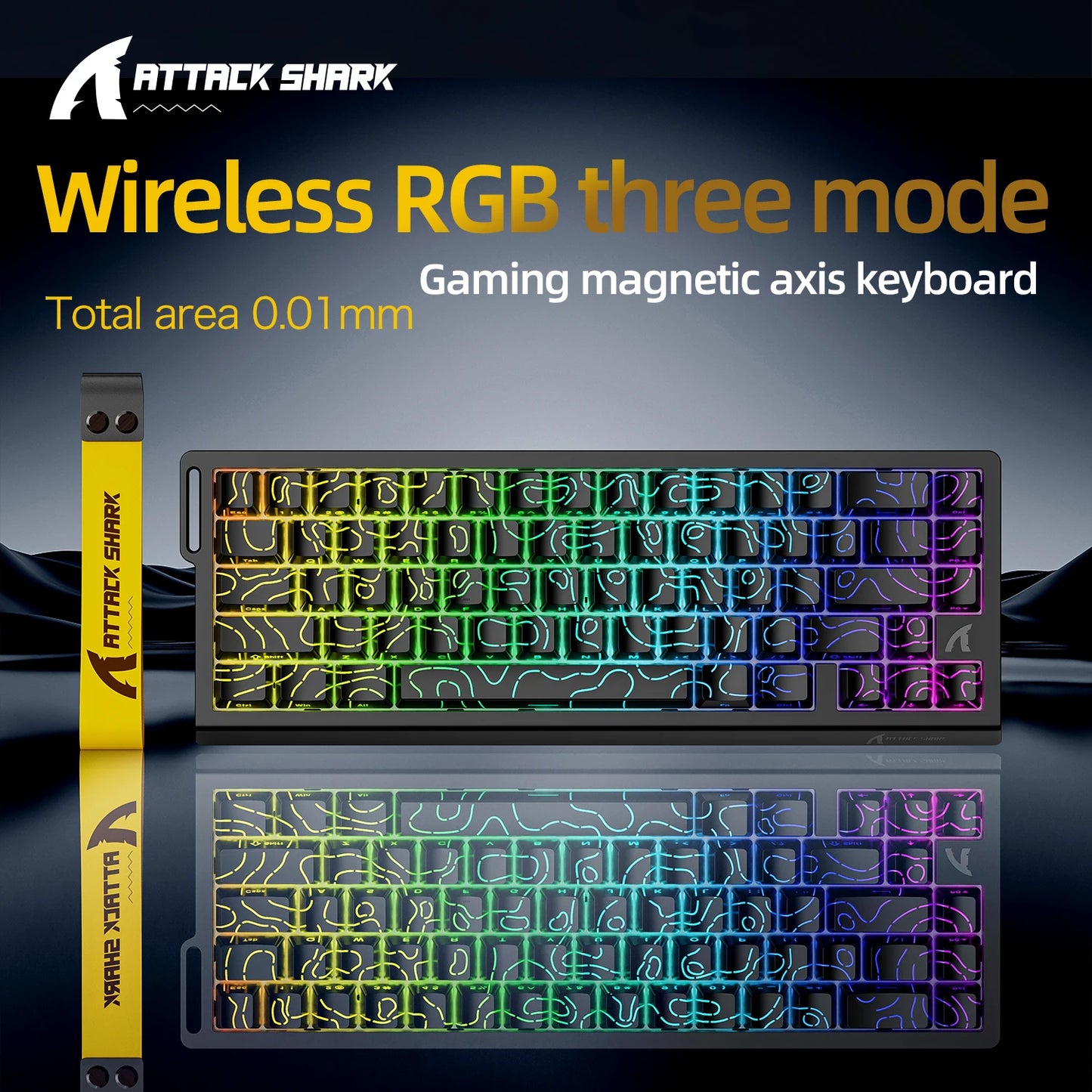X68HE Attack Shark Magnetic Gaming Keyboard