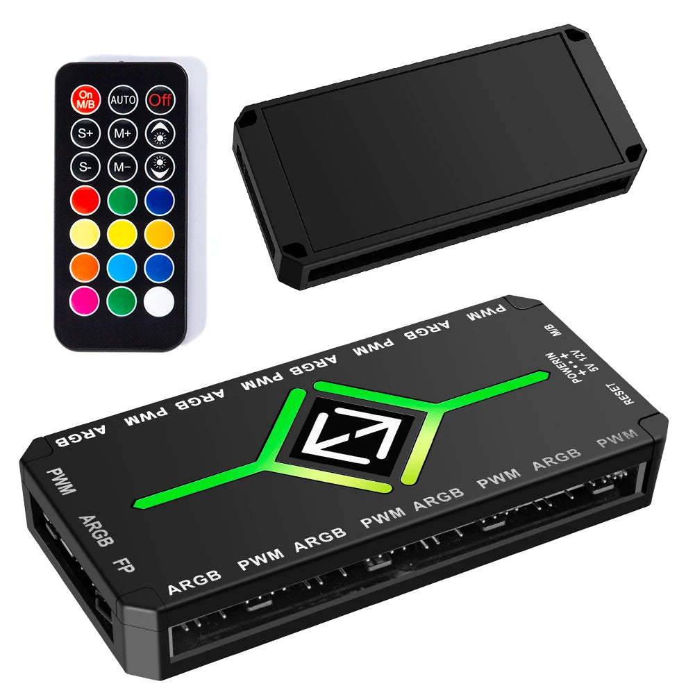 3-in-1 Magnetic PWM & ARGB Hub