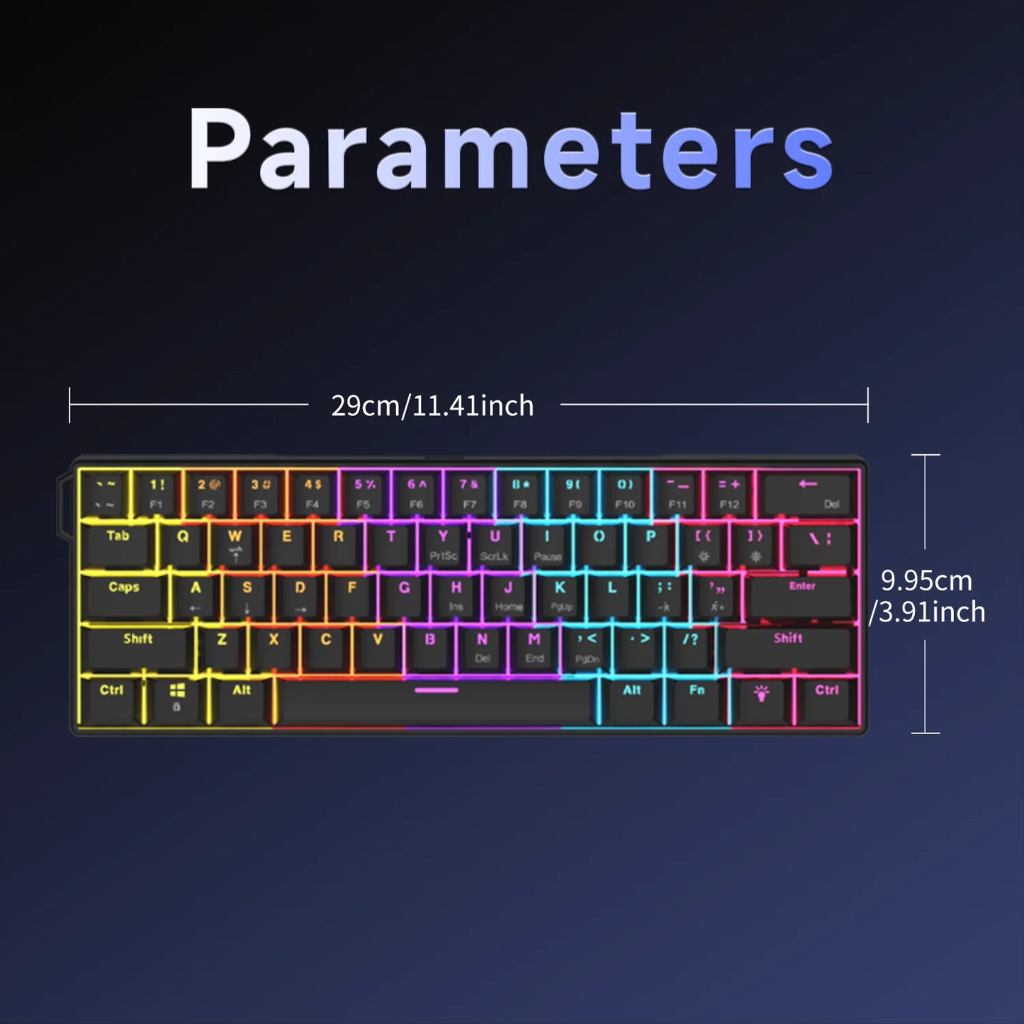 AJAZZ NK61 60% Mechanical Gaming Keyboard
