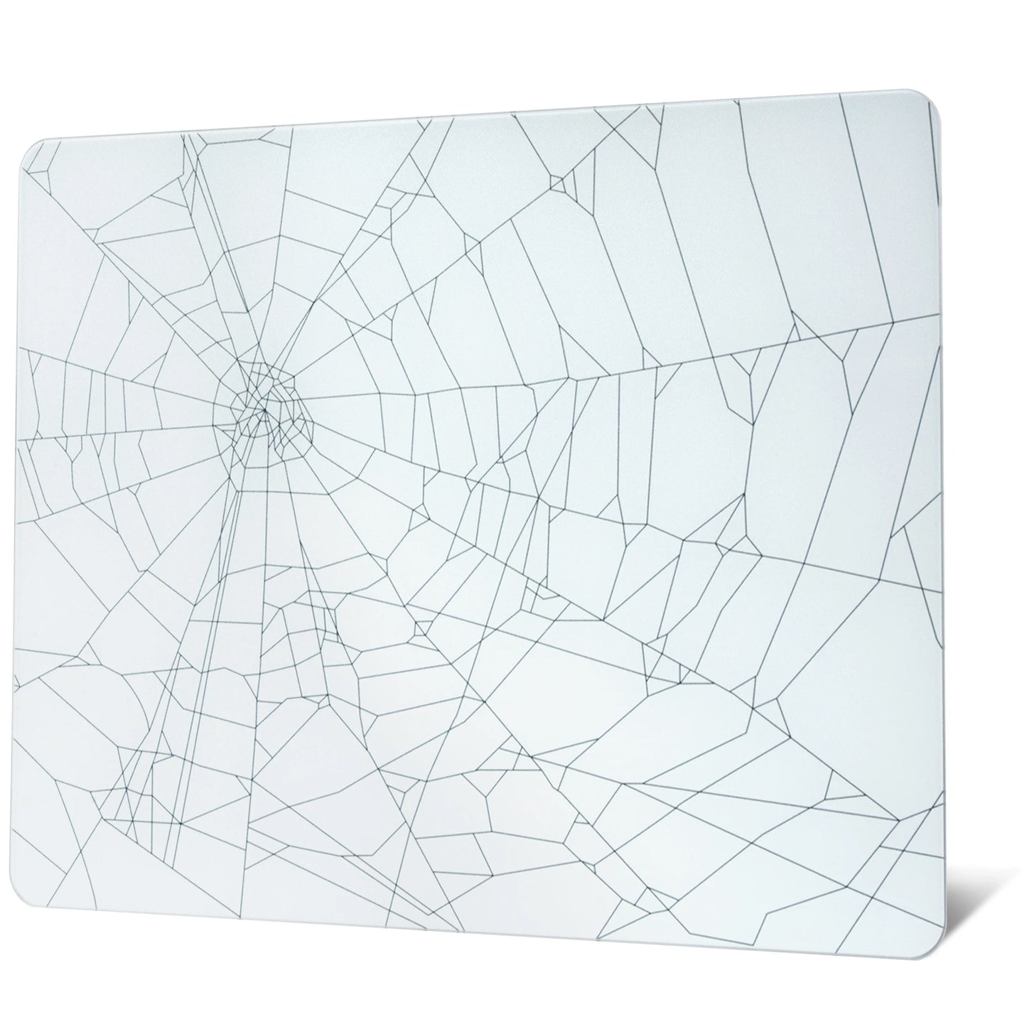 XVX White Glass Gaming Mouse Pad