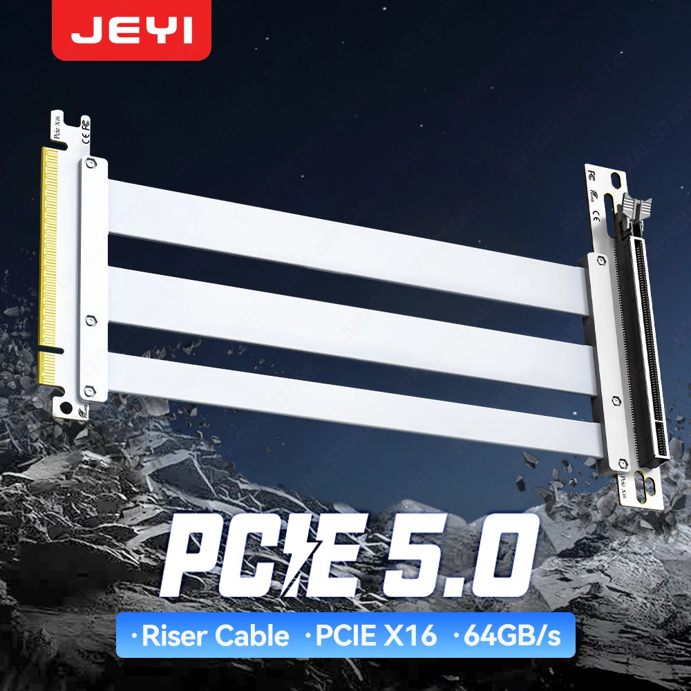 JEYI PCIe 5.0 X16 Riser Cable