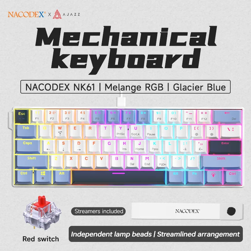 AJAZZ NK61 60% Mechanical Gaming Keyboard